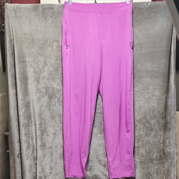 Athleta Pants - Athleta Pink Track Pants Slim Fit